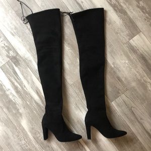 Stuart Weitzman Alllegs Noir Ultrastretch Boots